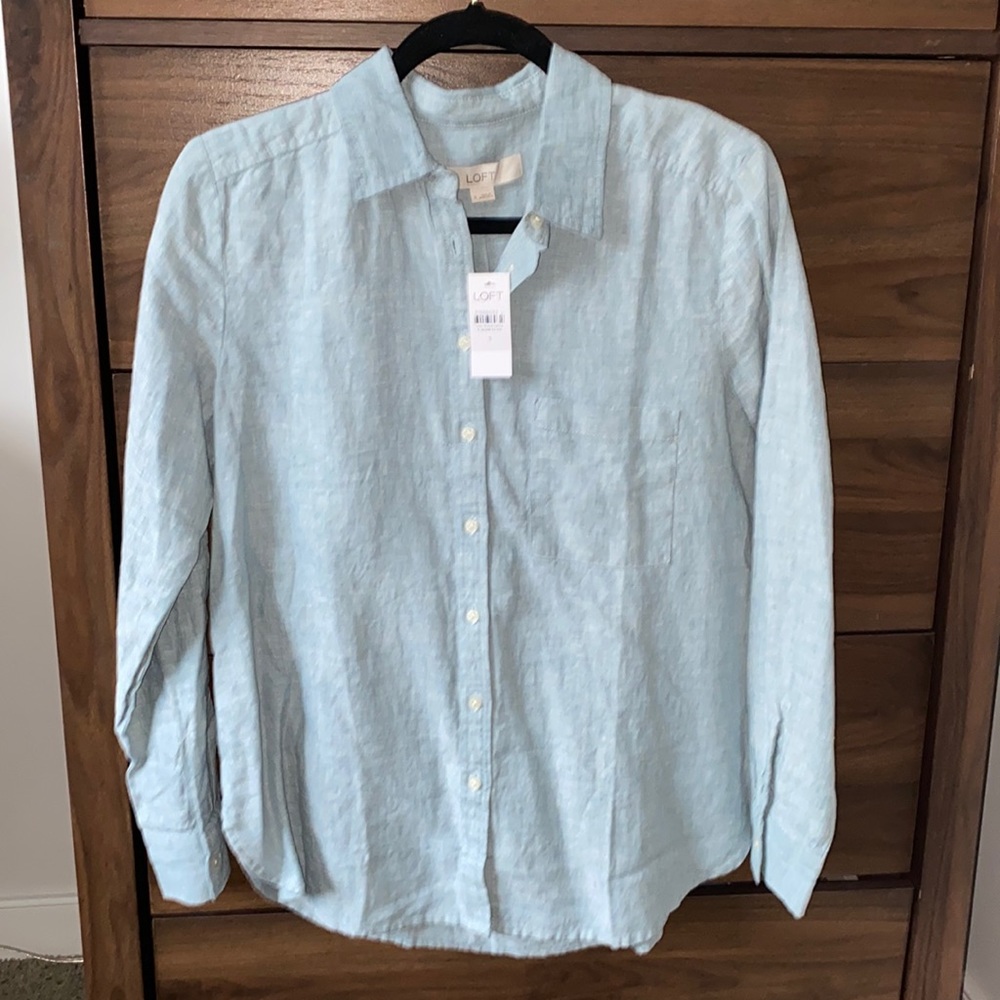 Loft chambray button down